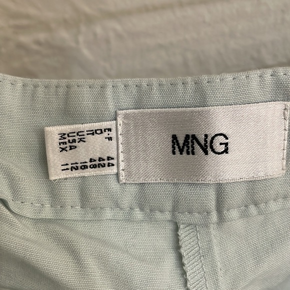 MANGO Women's Tie Belt Wide Leg Pants Size 12 - Picture 3 of 9